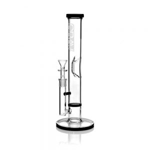 Grav Large Straight With Disc Waterpipe