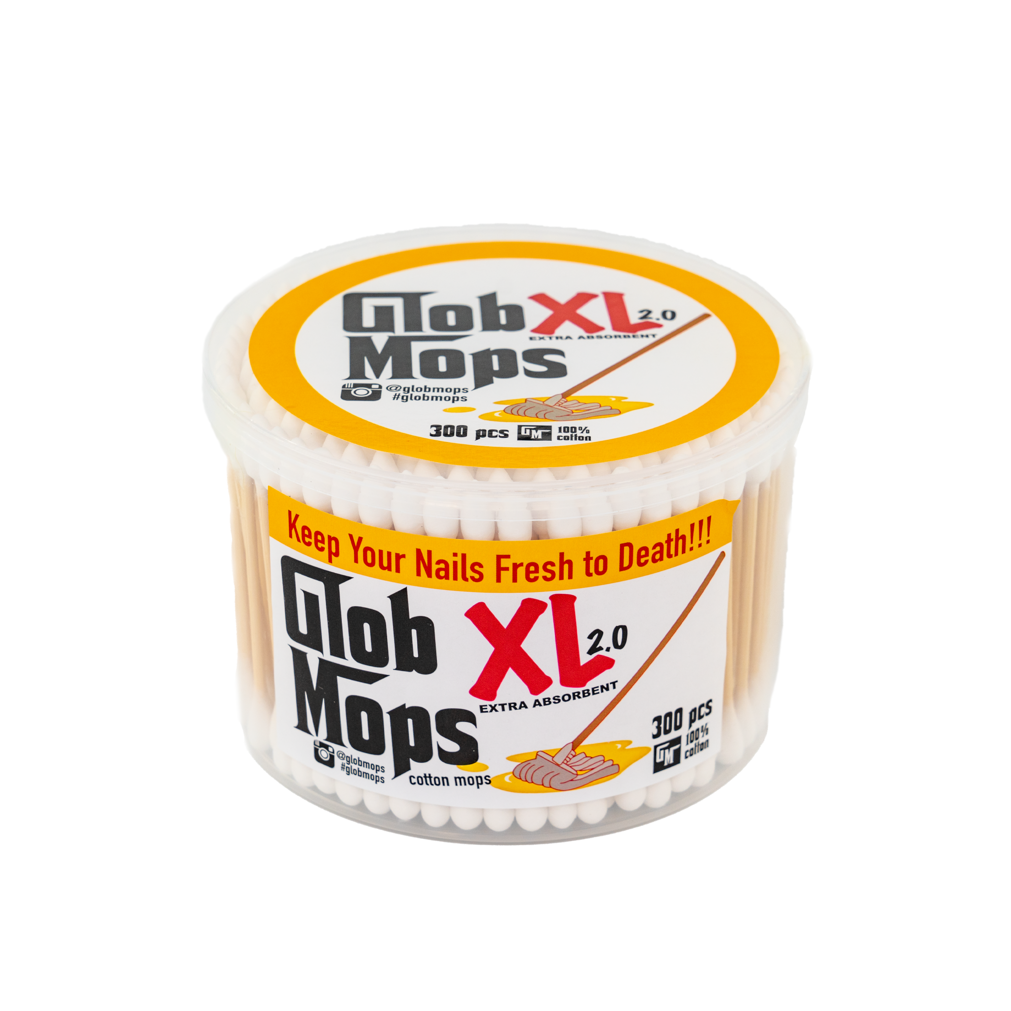 Glob Mops - XL 2.0 Cotton Mops 3 Pack Dab Swabs